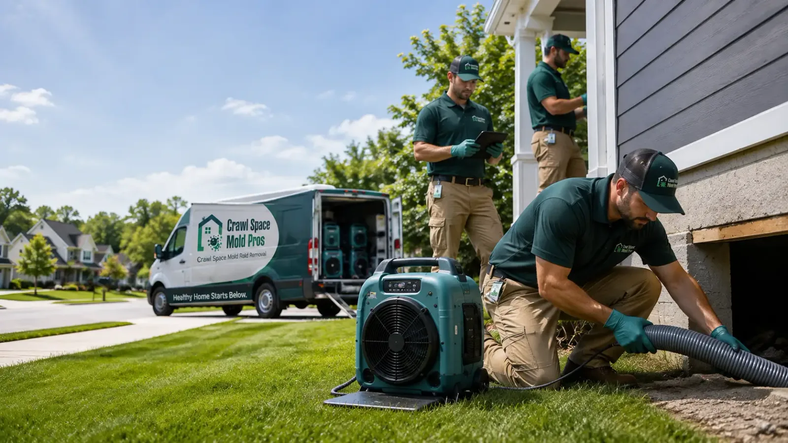 Crawl Space Mold Removal in Spearfish, SD